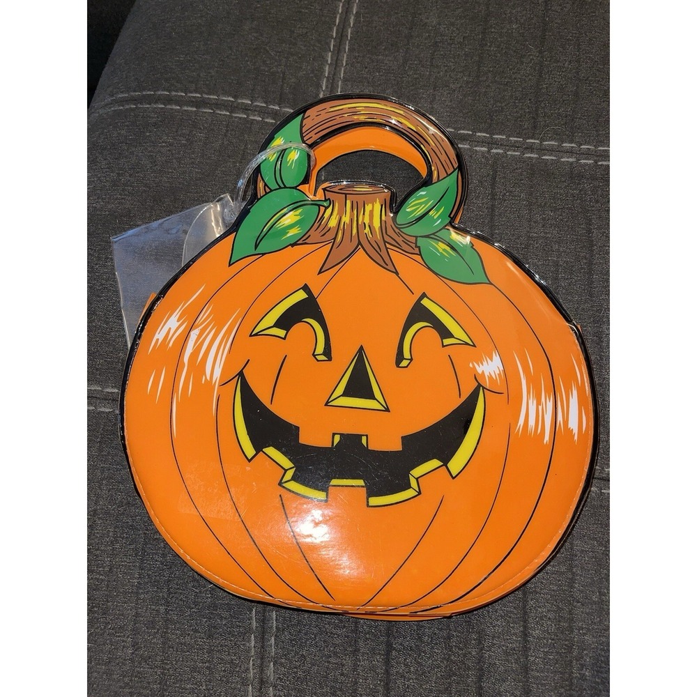 Vintage Halloween Pumpkin Bag 1994